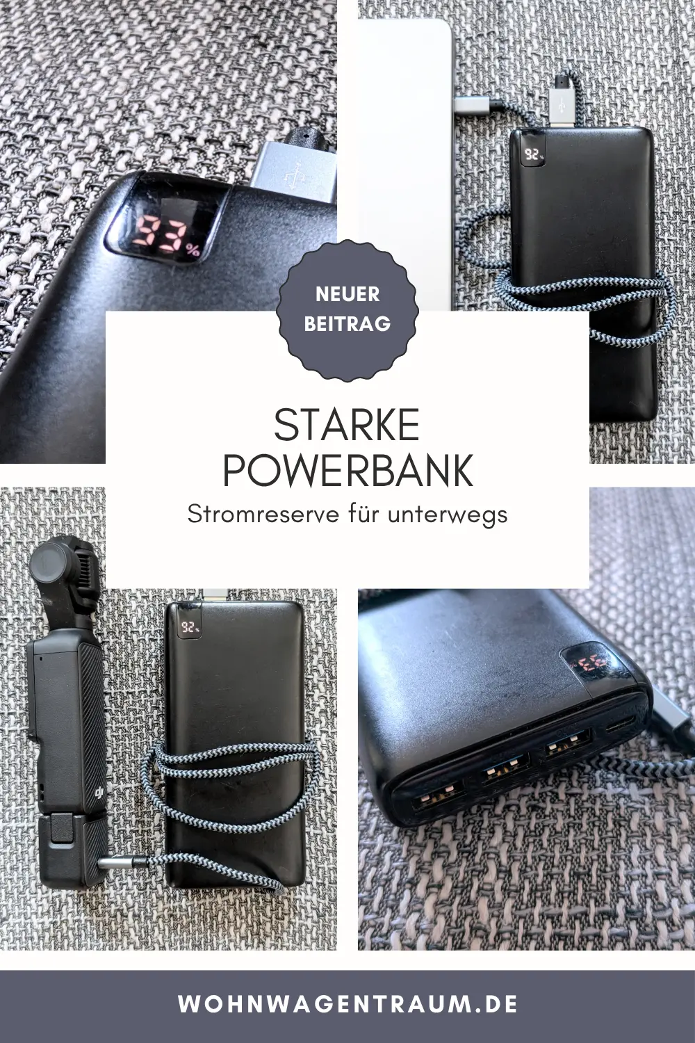 Starke Powerbank - unsere Stromreserve für unterwegs