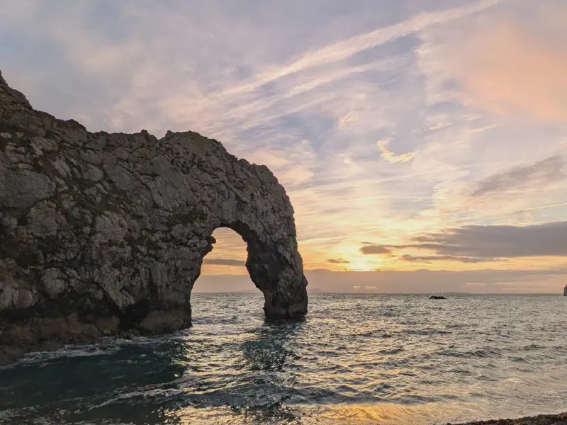 Die Durdle Door, direkt vom unteren Strand