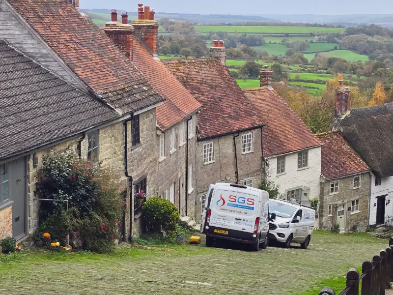 Gold Hill - A very steep street