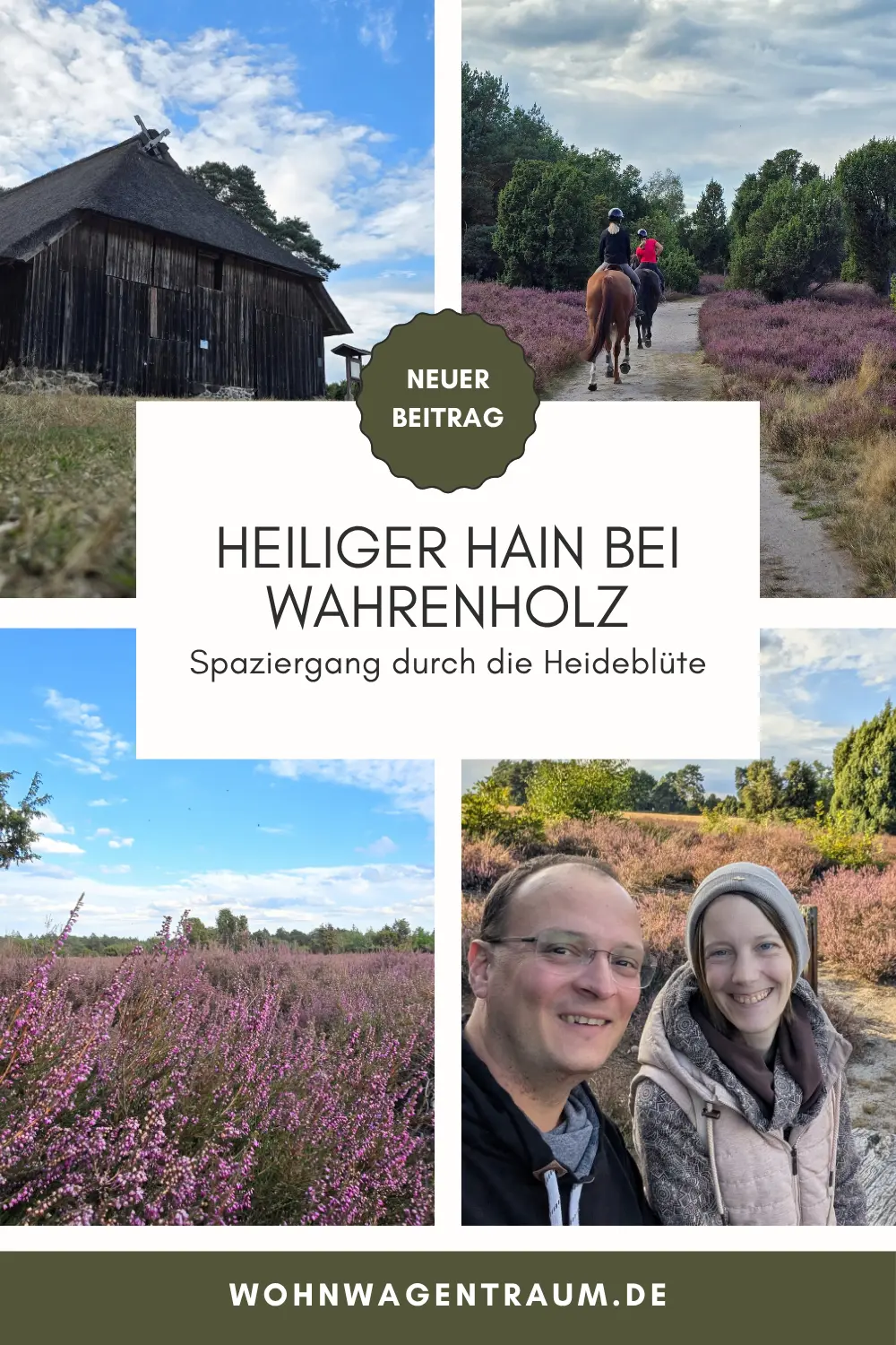 Heiliger Hain bei Wahrenholz: Unser Spaziergang mitten durch die Heideblüte
