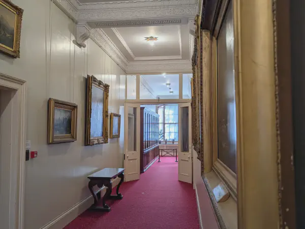 Corridor with paintings (2)