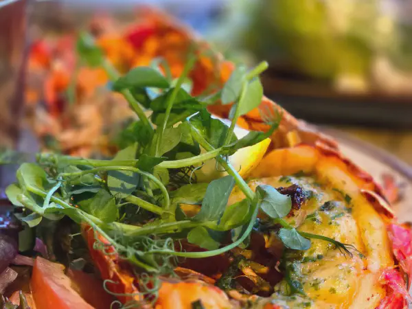 Half lobster - not really our thing