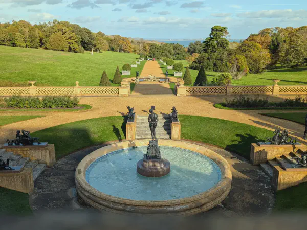 Garden at Osborne House - path to the beach