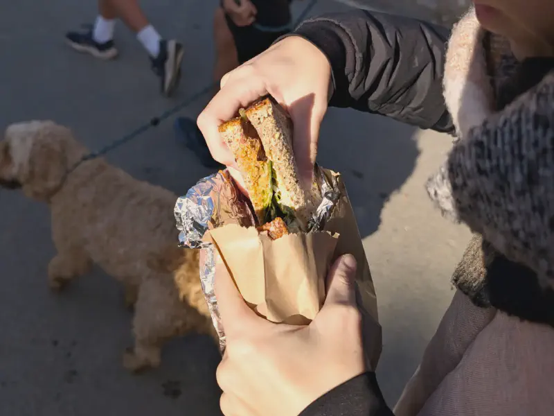 The crab sandwich didn't quite win us over