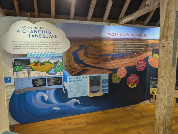 Interior view of the Visitor Centre at Seven Sisters Cliffs (2)