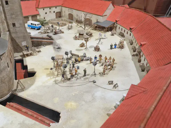 Miniature representation of the filming